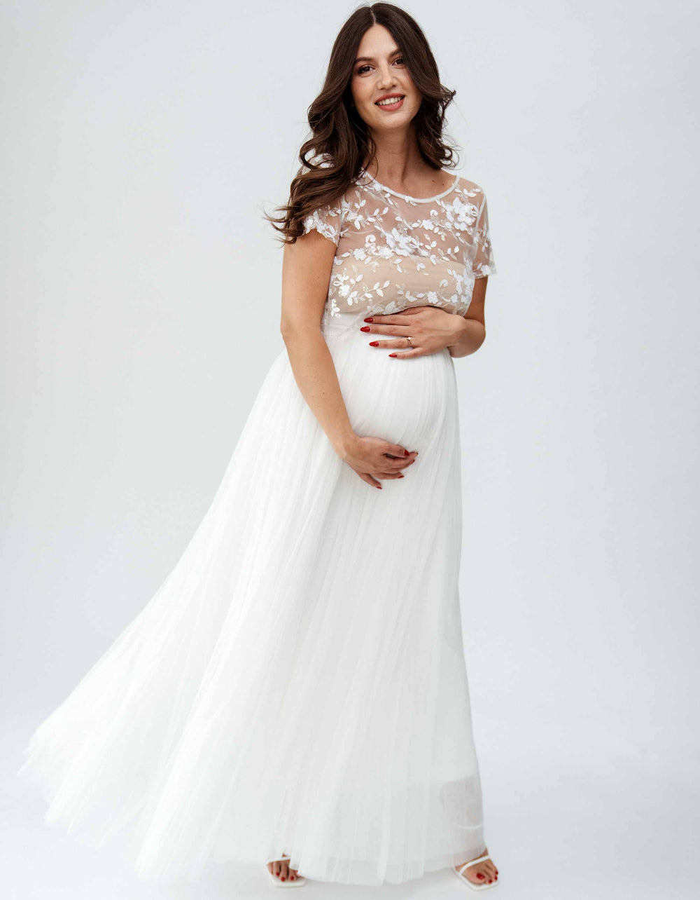 Sofort lieferbar - Made in Europe - Designed in Berlin, Germany Schwanger heiraten: Tüllrock mit Gummibund als Alternative zum Brautkleid, Zweiteiler für die Hochzeit, Standesamt. brautkleid schwanger brautkleider für schwangere Schwangerschafts-Brautkleider Festliche Umstandskleider - Umstands- & Stillmode