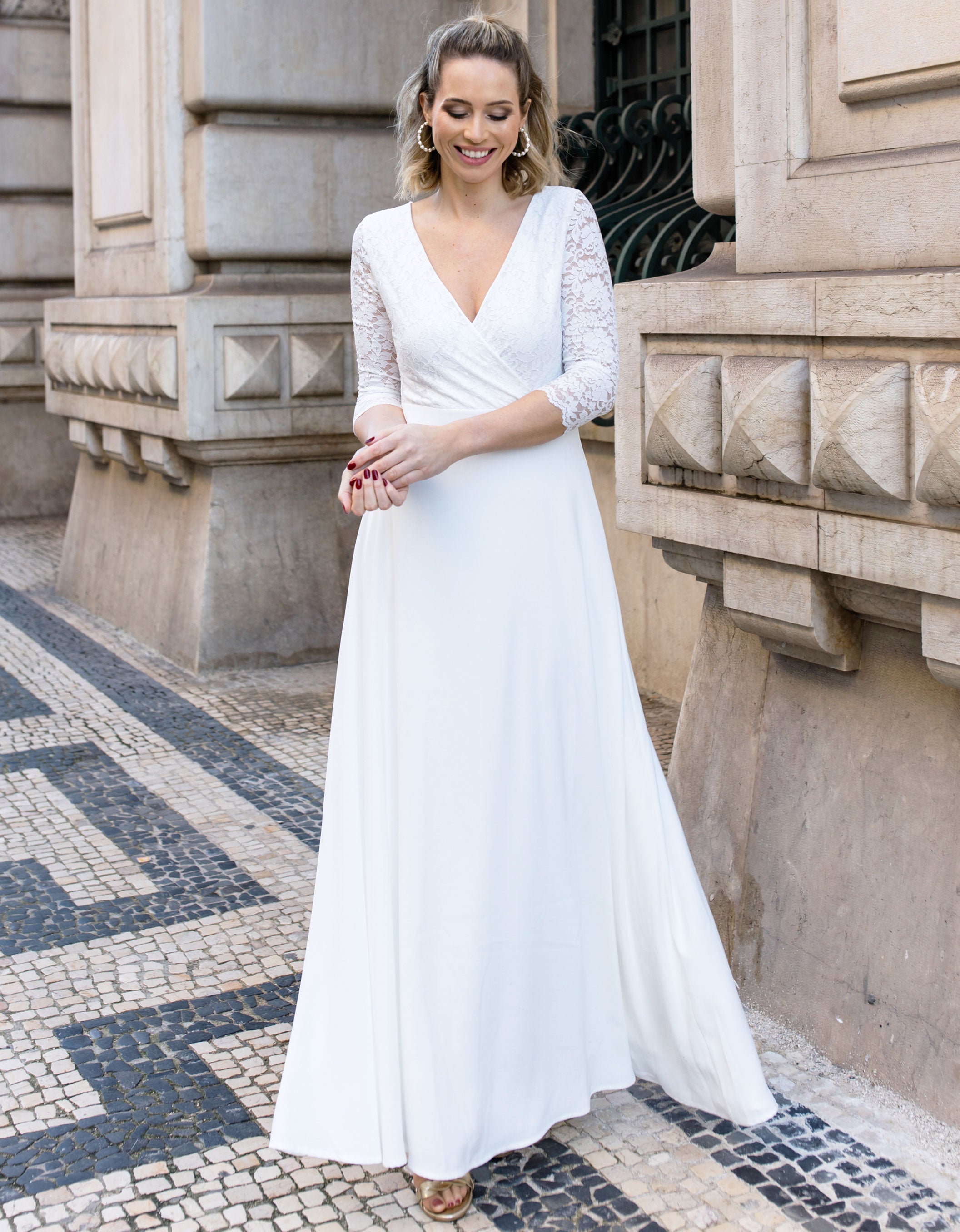 Wickel hochzeitskleid Clearance