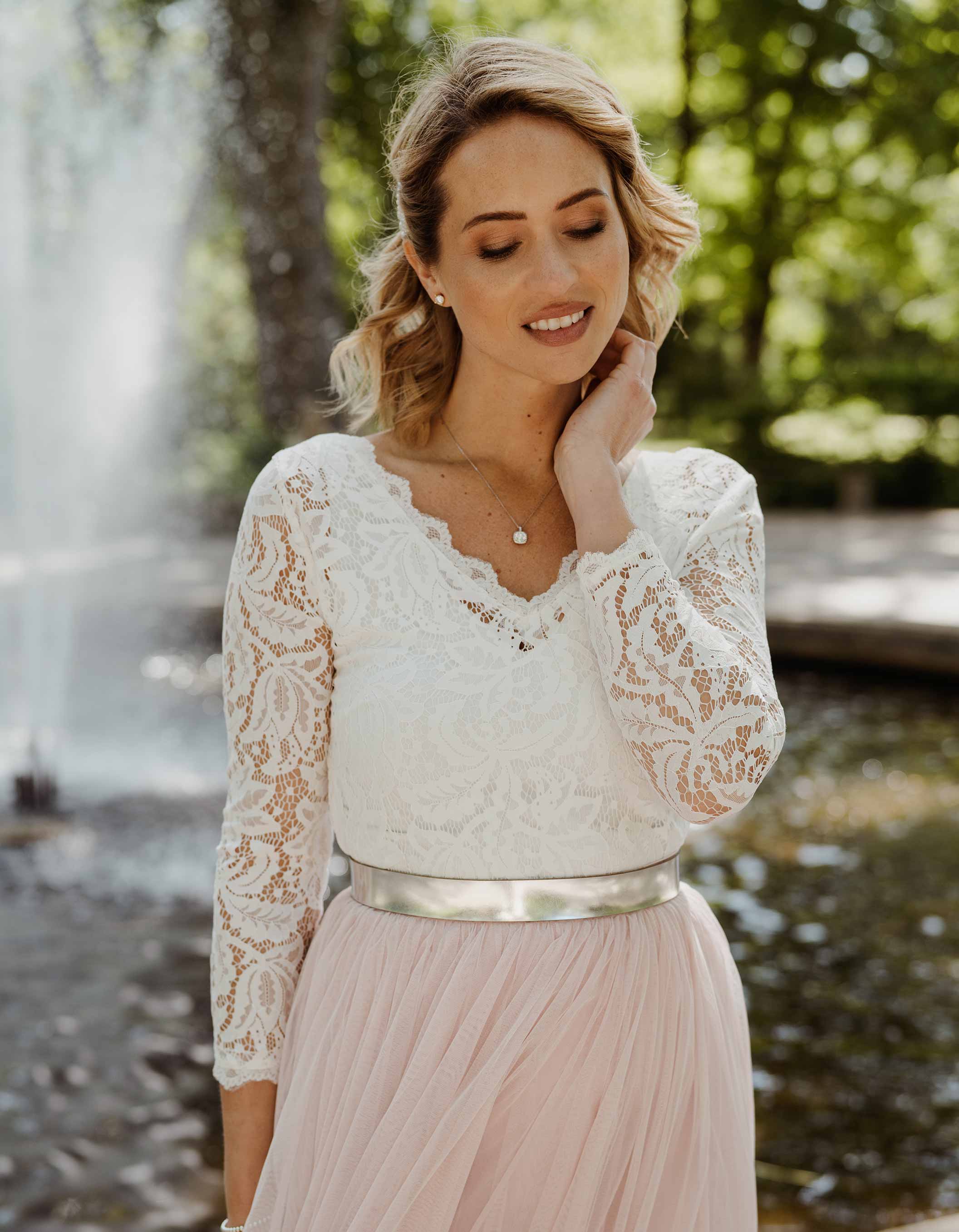 Spitzenoberteil tüllrock Clearance