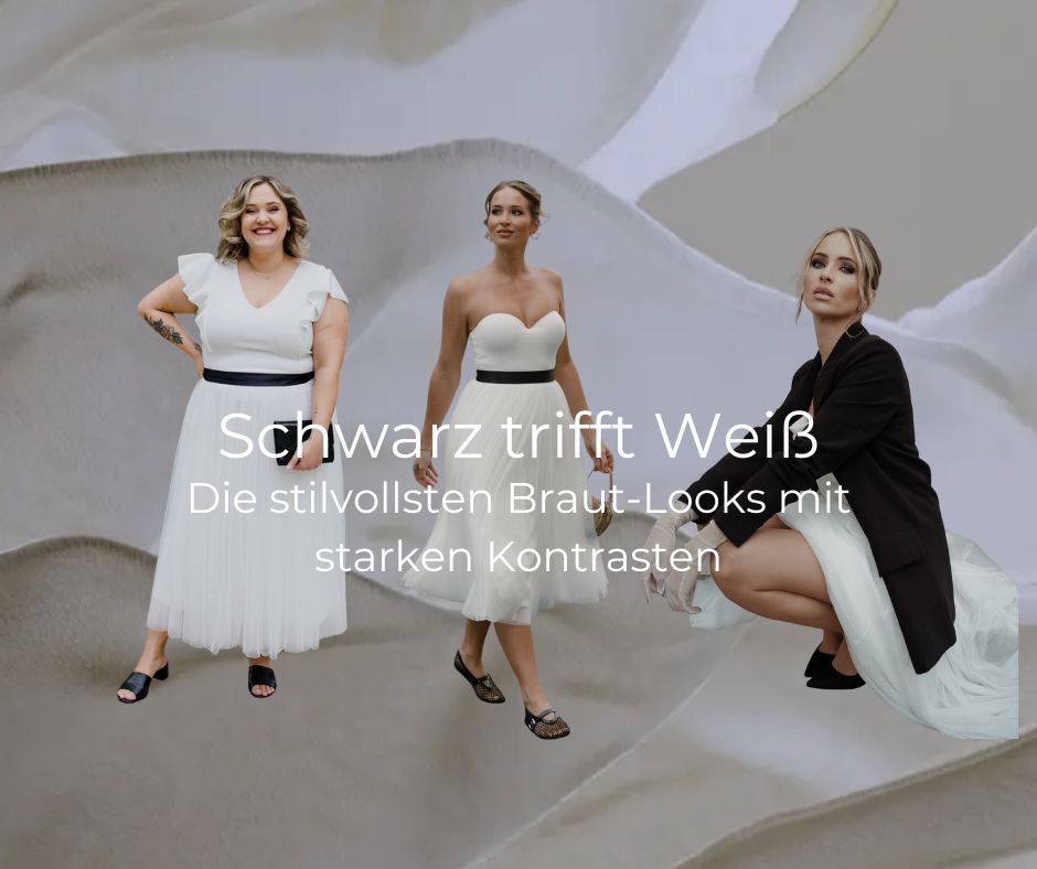 Black & White Wedding: Darf es auch Schwarz zur Hochzeit sein?