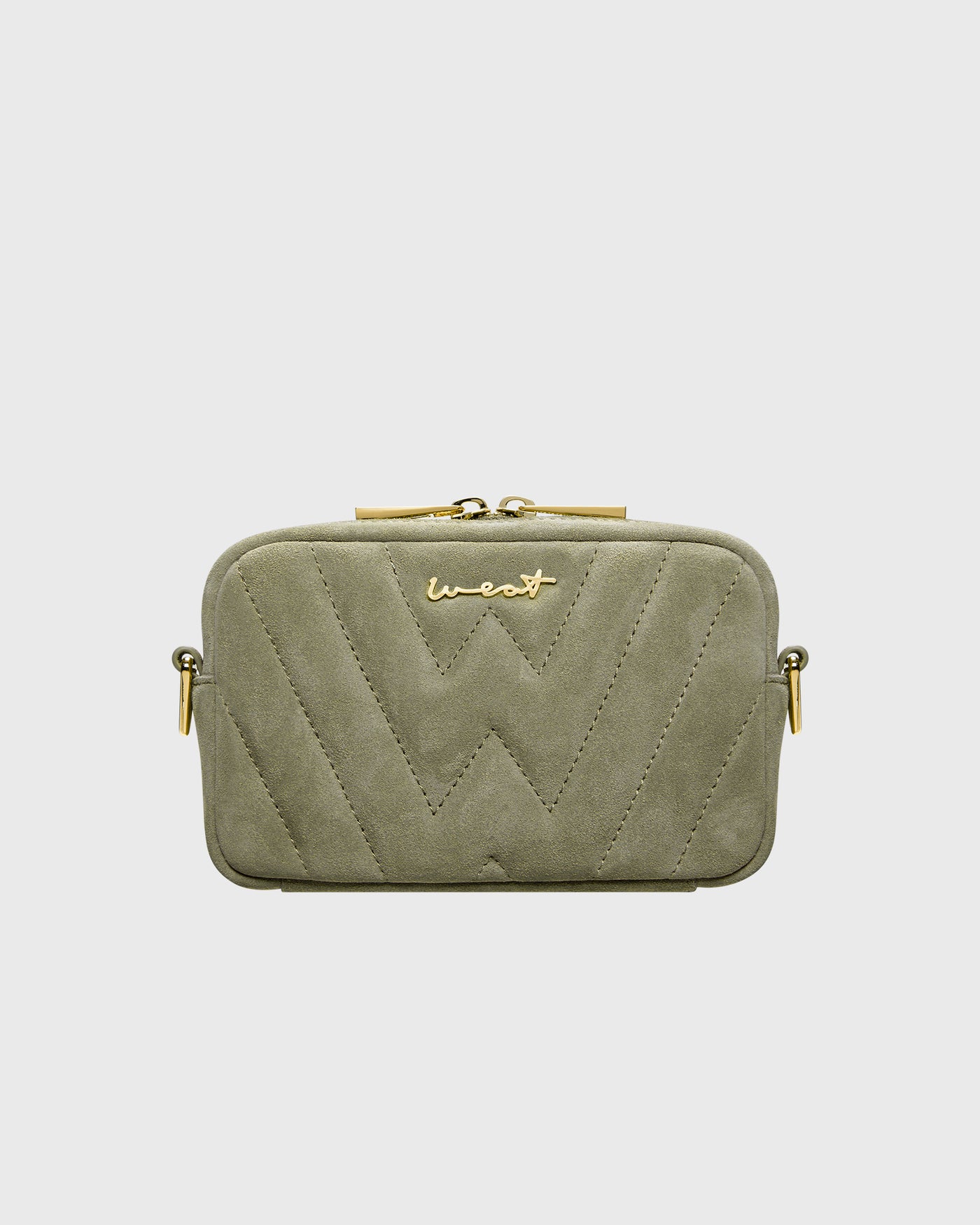 WEAT - BELT BAG SUEDE SAGE GRUEN