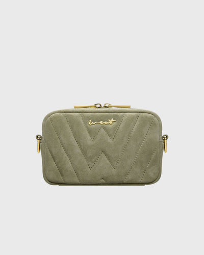 WEAT - BELT BAG SUEDE SAGE GRUEN
