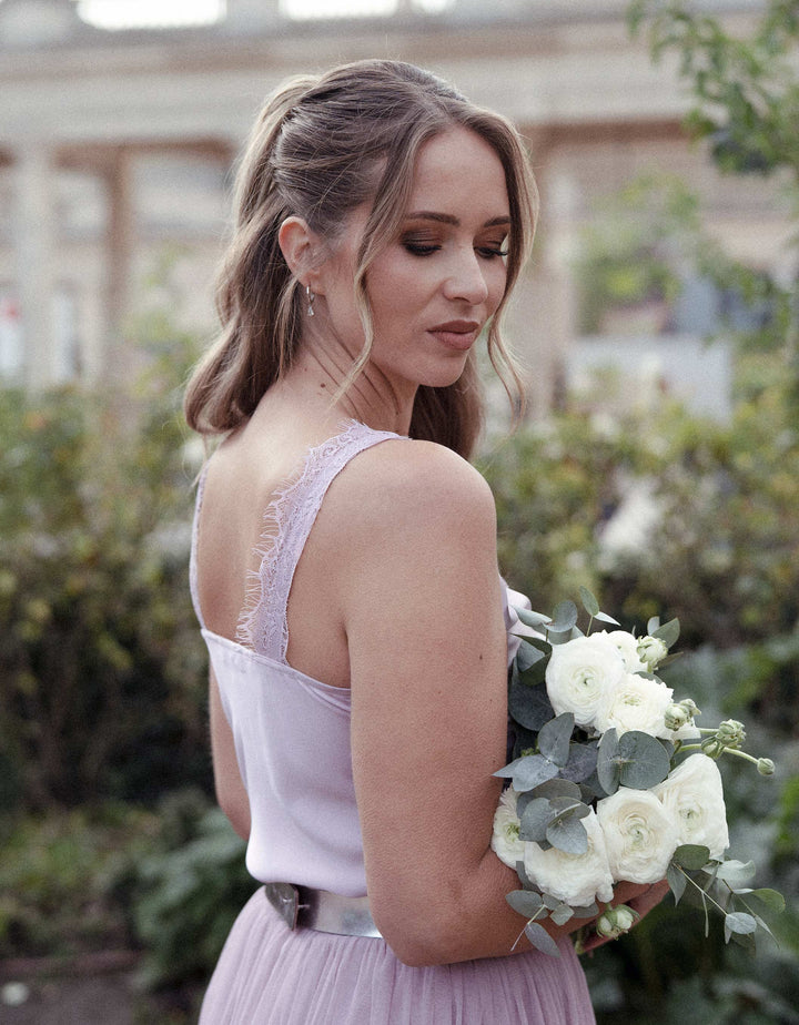 CONSTANT LOVE Top AMIENS Satin Oberteil Altrosa