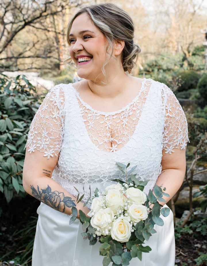 CONSTANT LOVE CURVY Braut Oberteil ANTIBES Halbarm