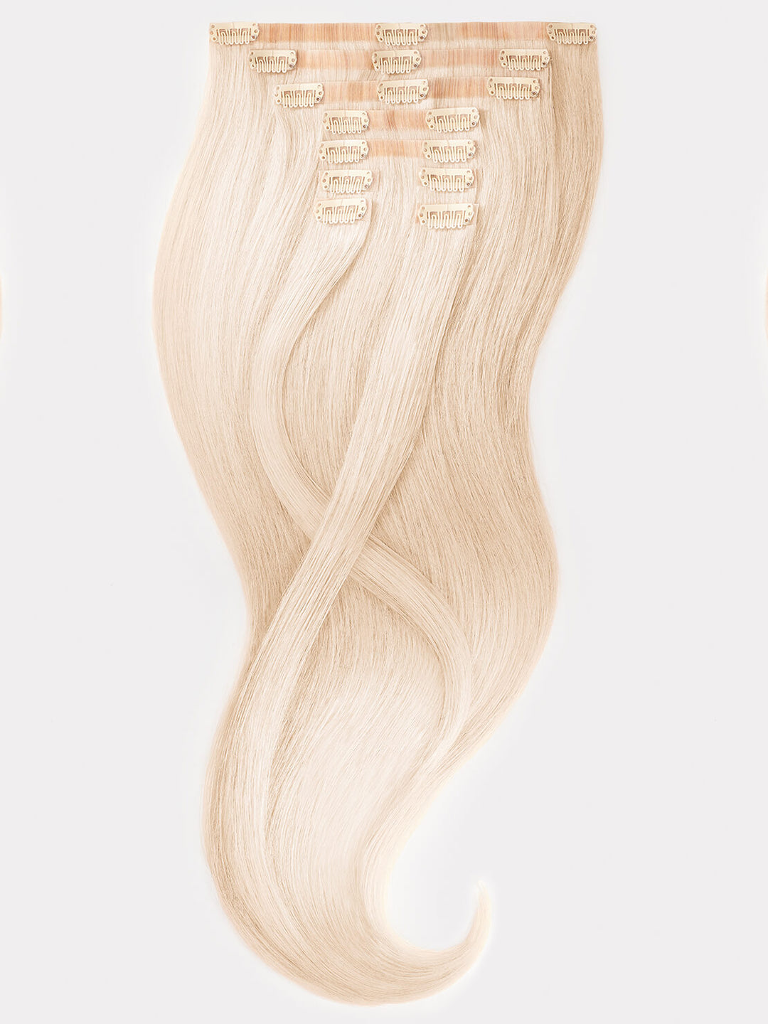 Nahtlose Clip Extensions - luxury Qualität - 120 Gramm 9-teilig - 55cm