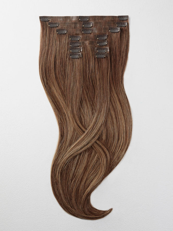 Nahtlose Clip Extensions - luxury Qualität - 120 Gramm 9-teilig - 55cm