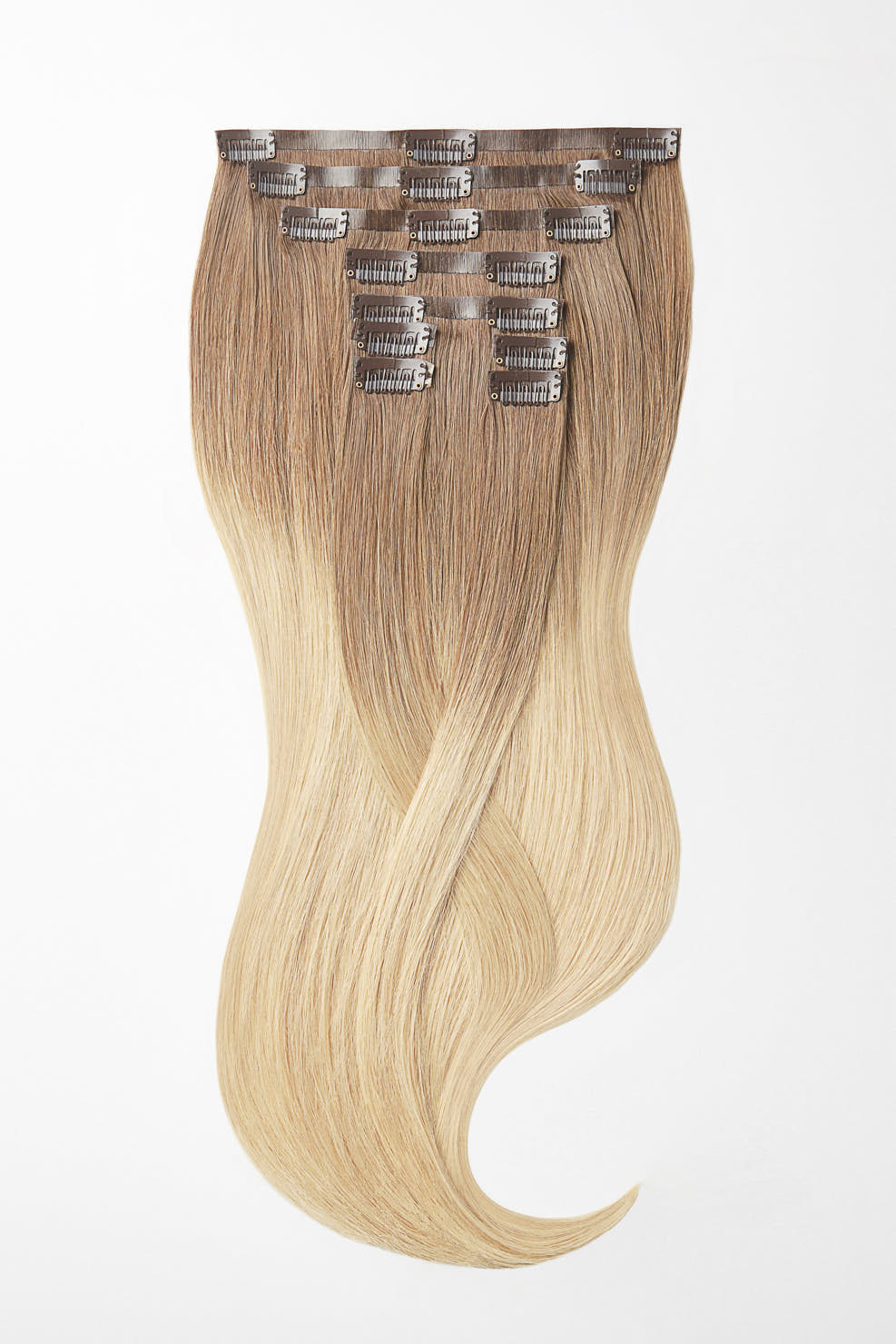 Nahtlose Clip Extensions - luxury Qualität - 120 Gramm 9-teilig - 55cm