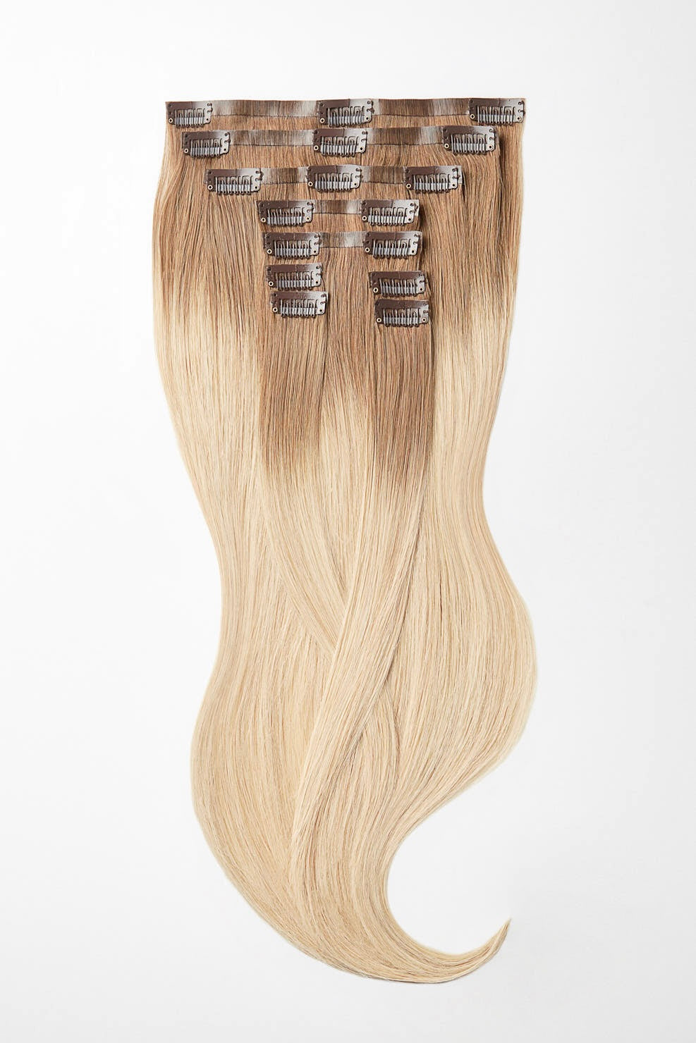 Nahtlose Clip Extensions - luxury Qualität - 120 Gramm 9-teilig - 55cm
