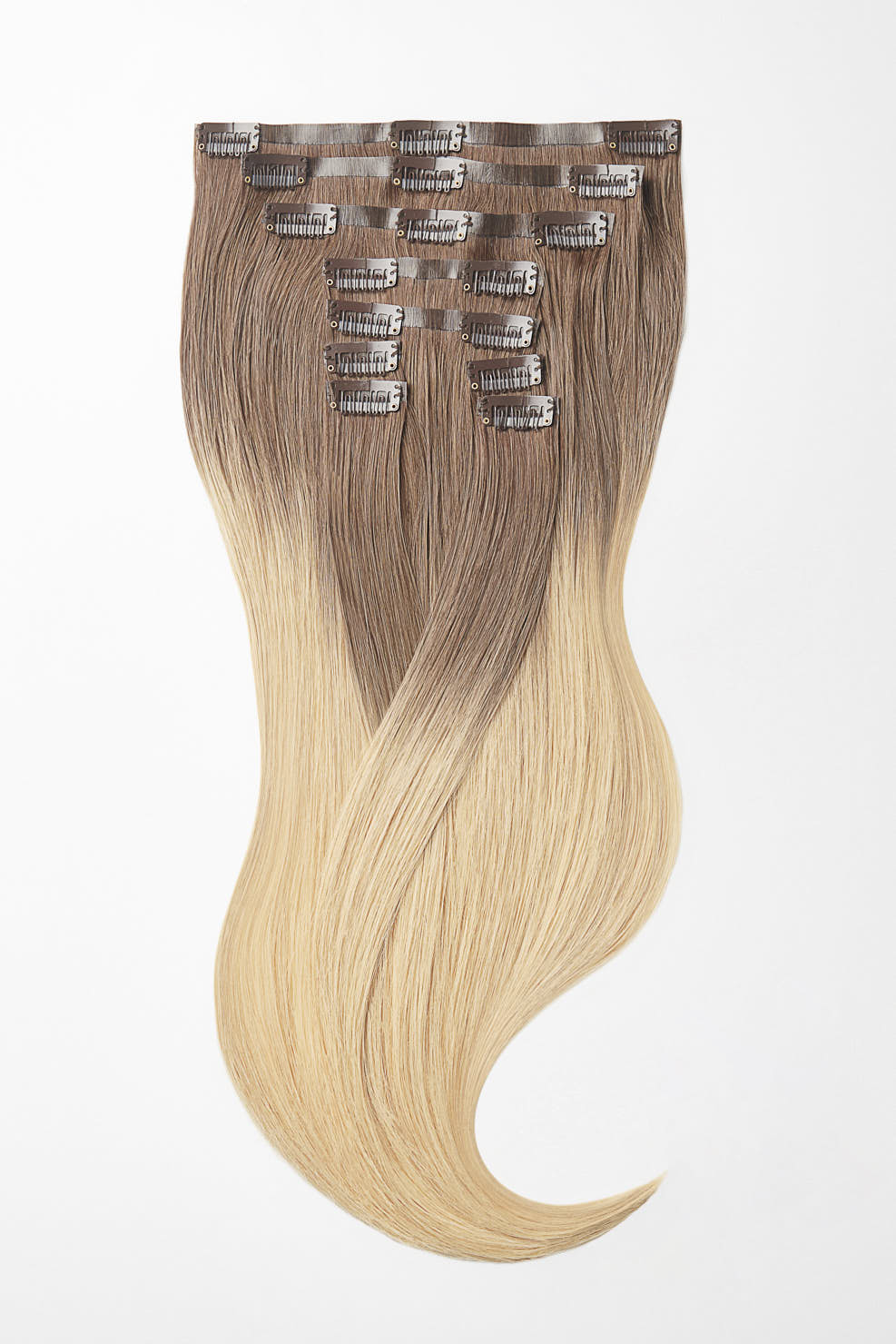 Nahtlose Clip Extensions - luxury Qualität - 120 Gramm 9-teilig - 55cm