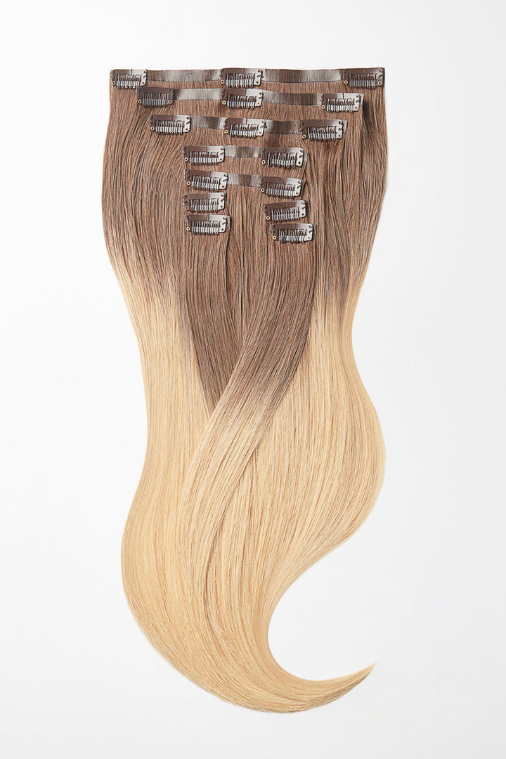 Nahtlose Clip Extensions - luxury Qualität - 120 Gramm 9-teilig - 55cm
