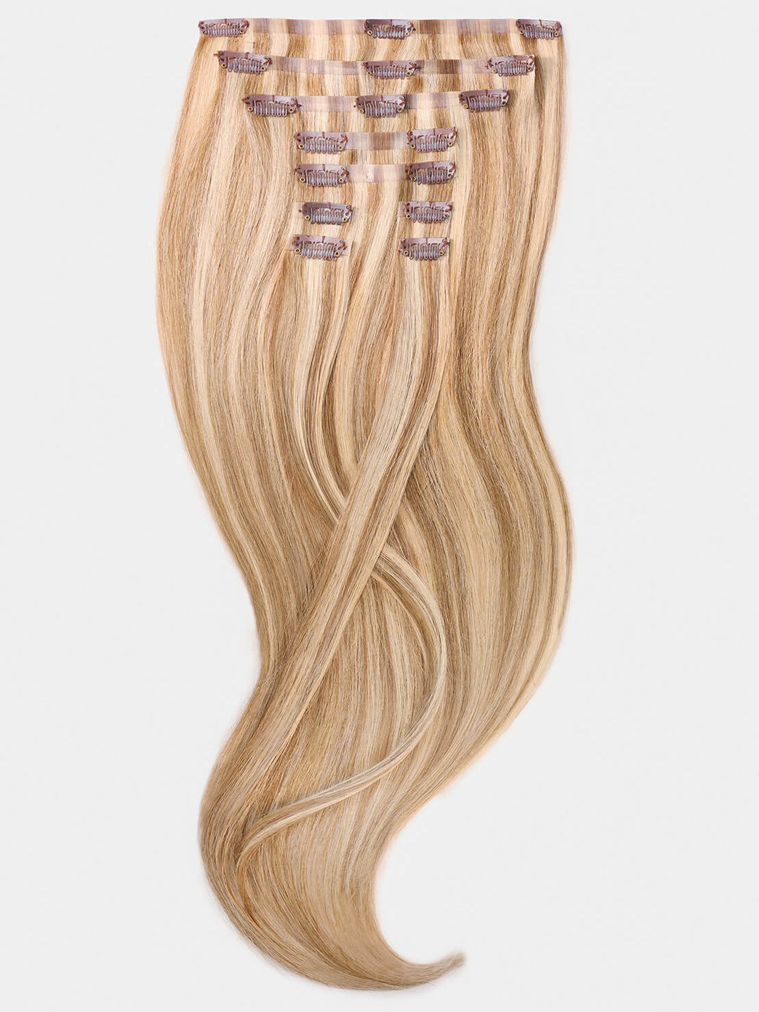 Nahtlose Clip Extensions - luxury Qualität - 120 Gramm 9-teilig - 55cm