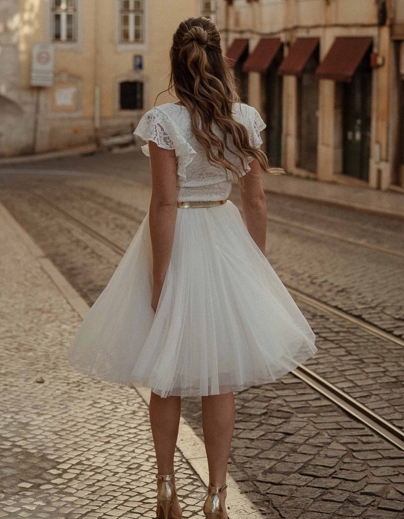 Body Wei Spitze Hochzeit