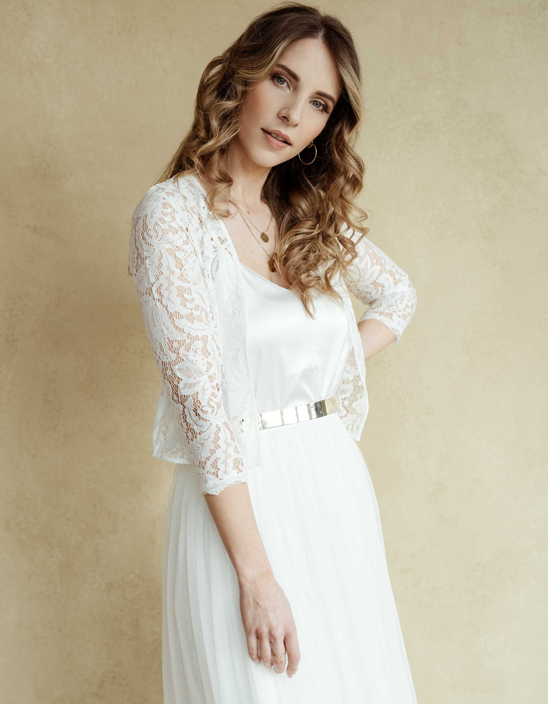 CONSTANT LOVE Boho Spitze Jacke Braut Alternative zu Bolero