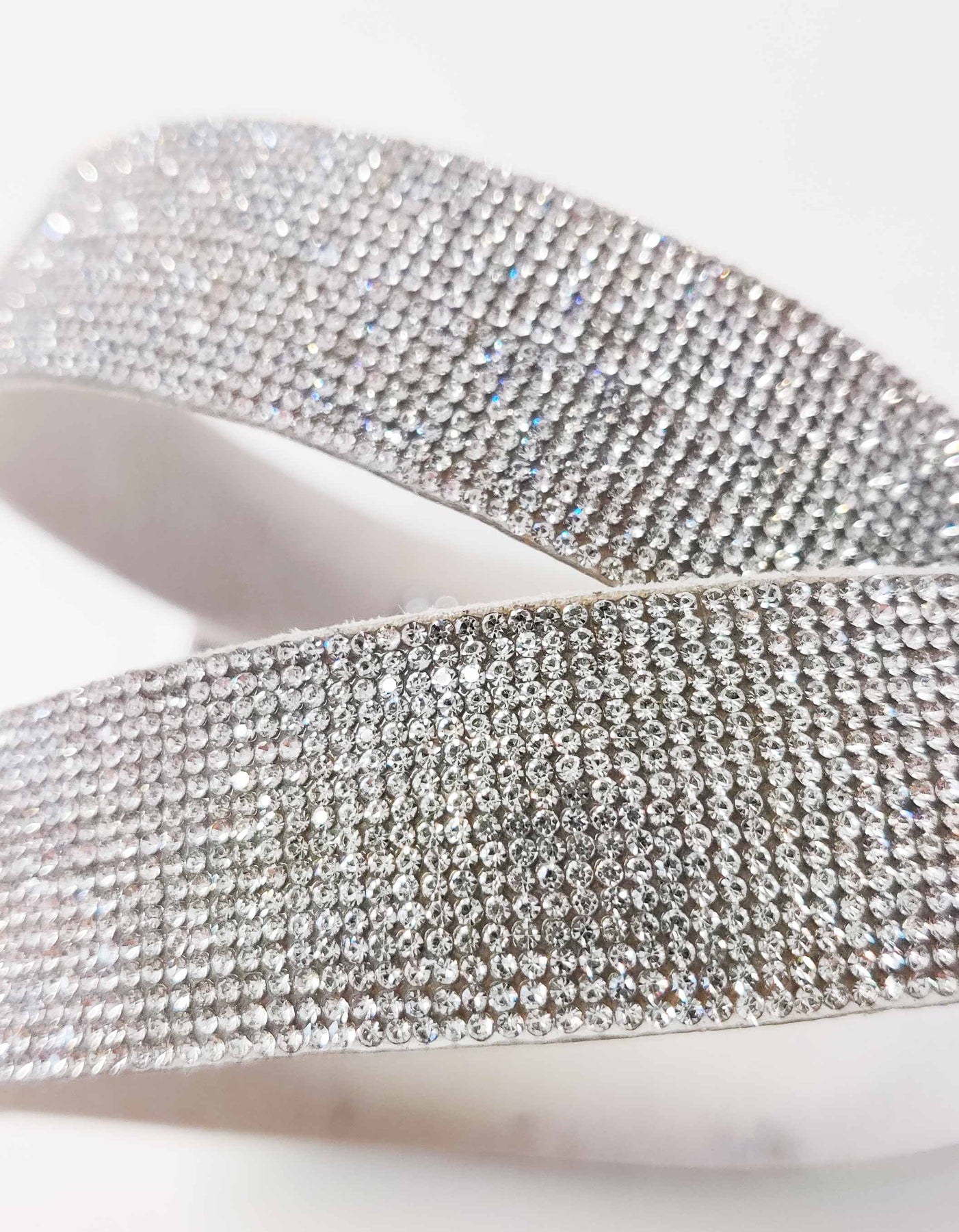 Sorcristy Strass Taillengürtel Damen - 205cm Glitzer Band Für Hochzeitskleider
