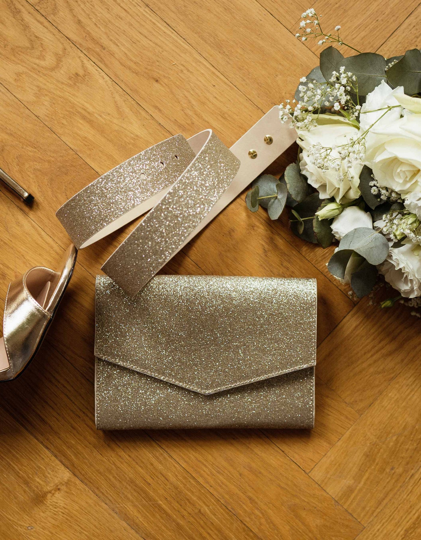 Metallic-Kristallband Strass-Kette – 91 Cm, Roségold, Für DIY, Hochzeit, Kleidung